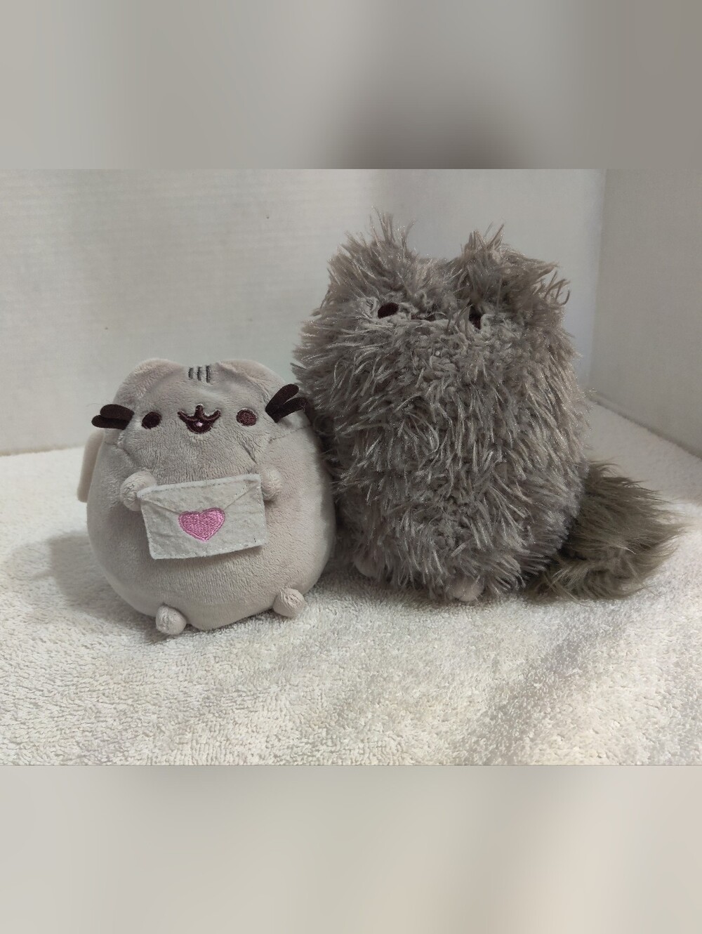 Two Little Pusheen Plushies. Stuffed Animals Toys